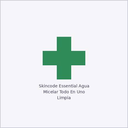 Skincode Essential Agua Micelar Todo-En-Uno Limpiador 200ml               